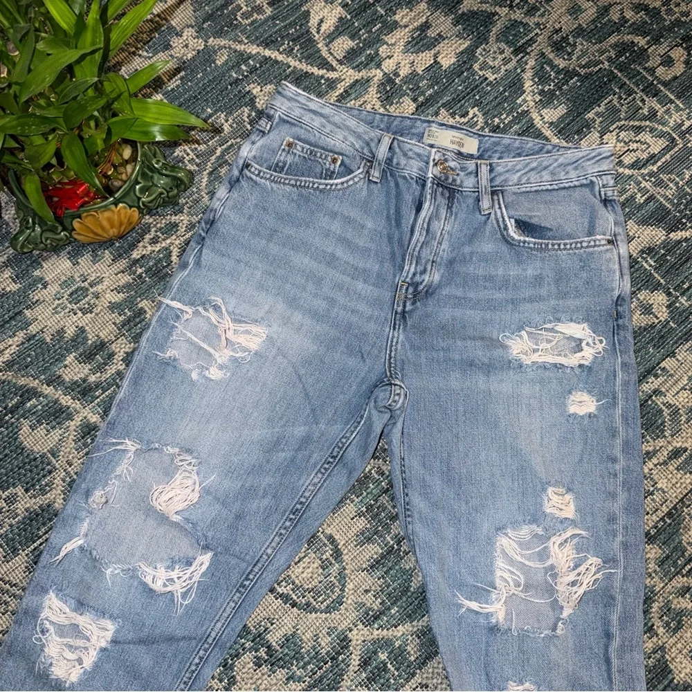 •Topshop• Hayden Distressed Jeans - Picture 2 of 6